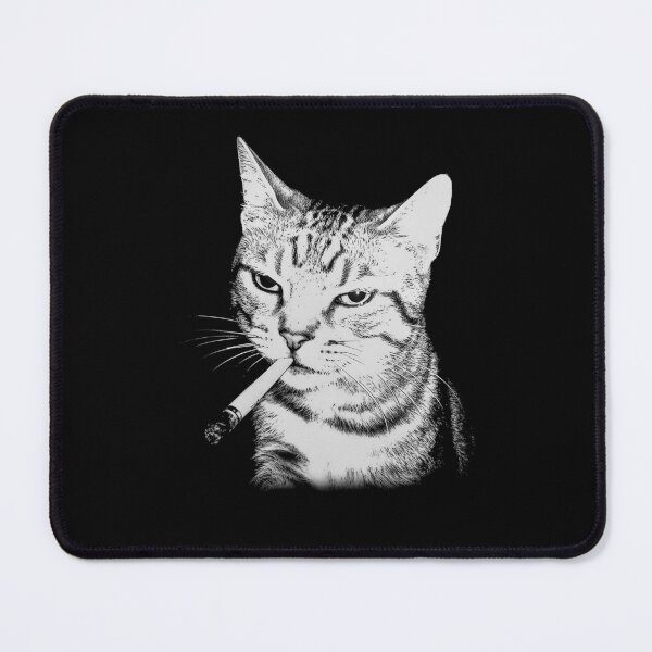 Item preview, Cat Smoking Cigarette - Funny Smoking Cat Meme designed and sold by studio-ssaam.