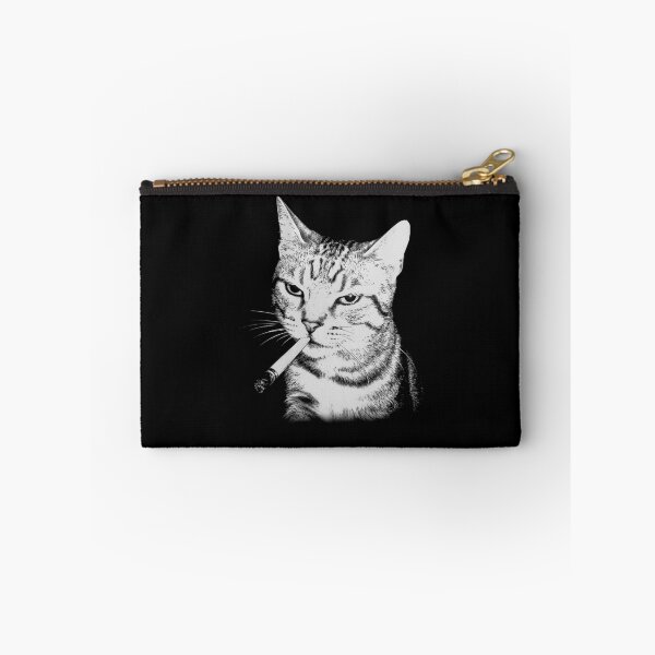 Item preview, Cat Smoking Cigarette - Funny Smoking Cat Meme designed and sold by studio-ssaam.