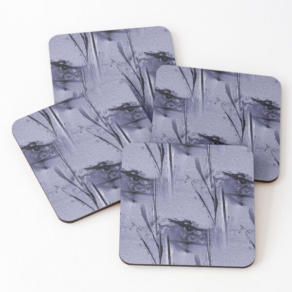 Item preview, Eyes Amongst The Foliage Abstract in Purple designed and sold by Artistestella.