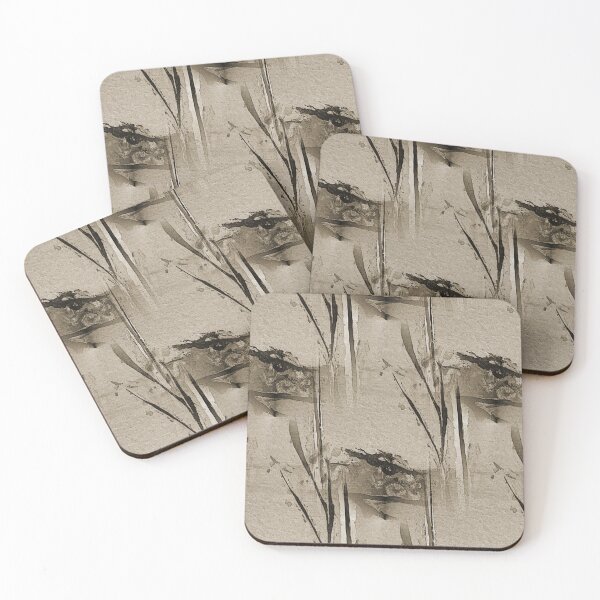 Item preview, Eyes Amongst The Foliage Abstract in Brown designed and sold by Artistestella.