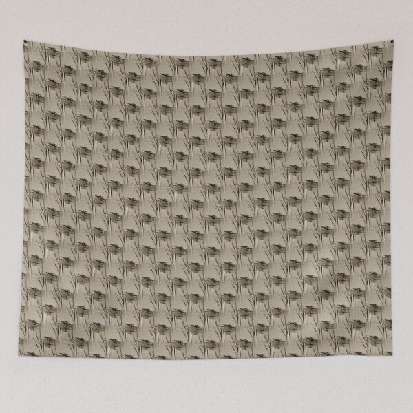 Item preview, Eyes Amongst The Foliage Abstract in Brown designed and sold by Artistestella.