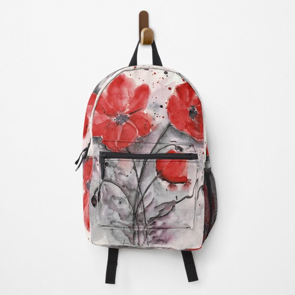 Item preview, Poppies in watercolor designed and sold by CatandColours.