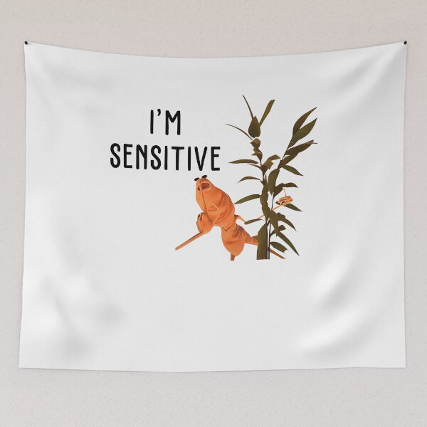 Item preview, I’m Sensitive Marcus The Worm Funny Meme designed and sold by studio-ssaam.