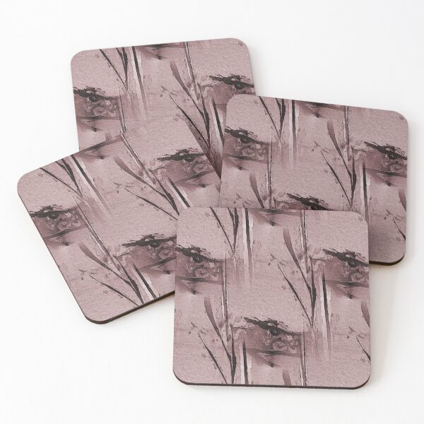 Item preview, Eyes Amongst The Foliage Abstract in Maroon designed and sold by Artistestella.