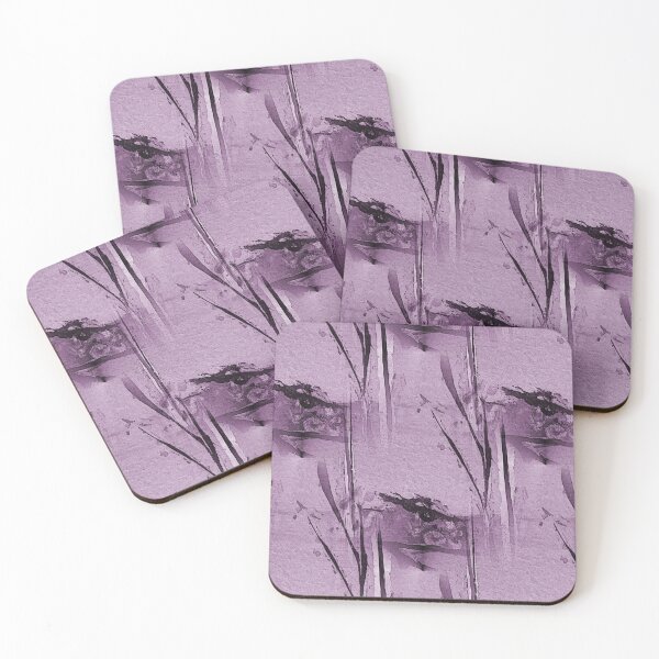 Item preview, Eyes Amongst The Foliage Abstract in Pink designed and sold by Artistestella.