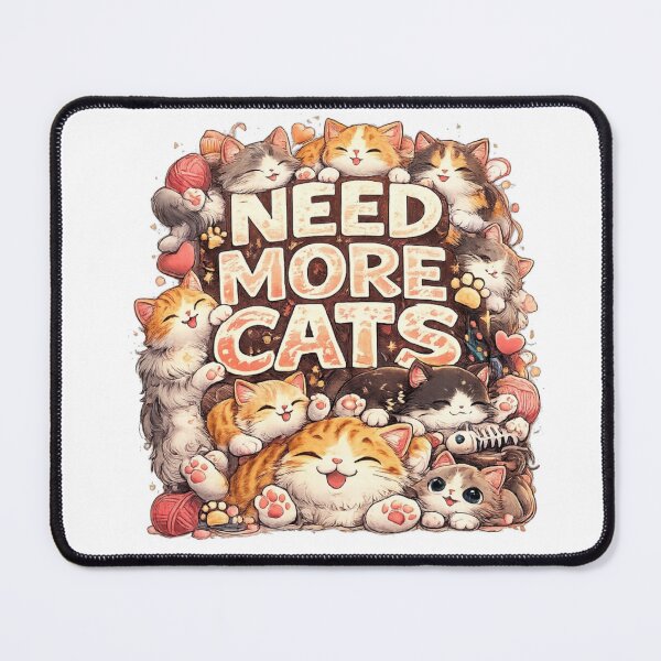 Item preview, Need More Cats designed and sold by yasinakmanart.