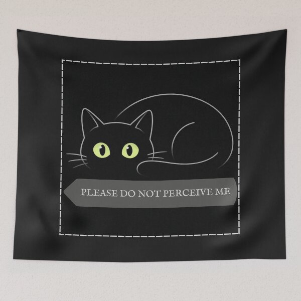 Item preview, Please Do Not Perceive Me Cat designed and sold by QuietNovaShop.