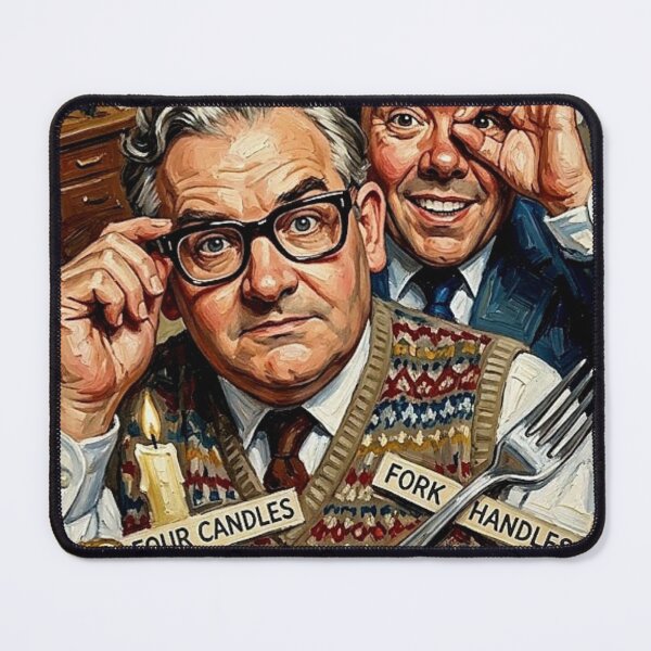 Item preview, Fork Handles – The Two Ronnies Fine Art Print designed and sold by Art's Diner.