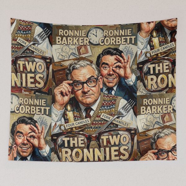 Item preview, Fork Handles – The Two Ronnies Fine Art Print designed and sold by Art's Diner.