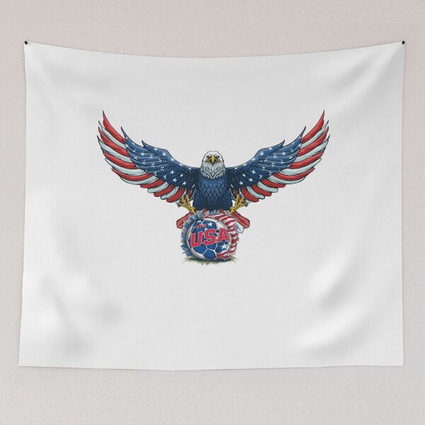 Item preview, Patriotic USA Soccer Eagle Pop Art - Retro Football 2026 designed and sold by ZIKI VI.