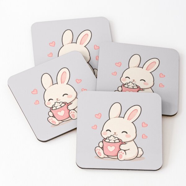 Item preview, Cozy Hot Choco Bunny designed and sold by MellowMunchkins.
