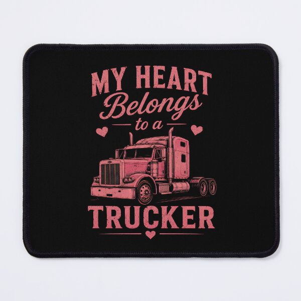 Item preview, My Heart Belongs to A Trucker designed and sold by zoes-ink.