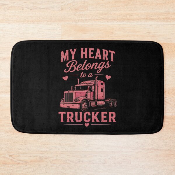 Item preview, My Heart Belongs to A Trucker designed and sold by zoes-ink.