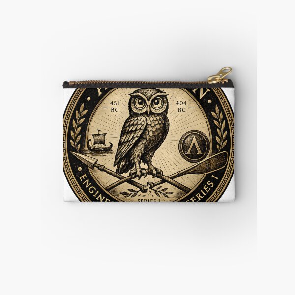 Item preview, Athenaion Owl. Engines of History Series I Emblem. The Peloponnesian War. The Painted Fence designed and sold by The Painted Fence.