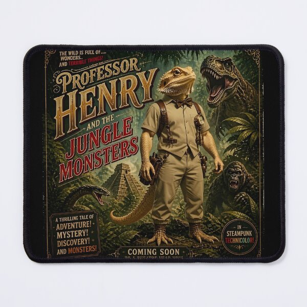 Item preview, Professor Henry and the Jungle Monsters designed and sold by AikenDrum.
