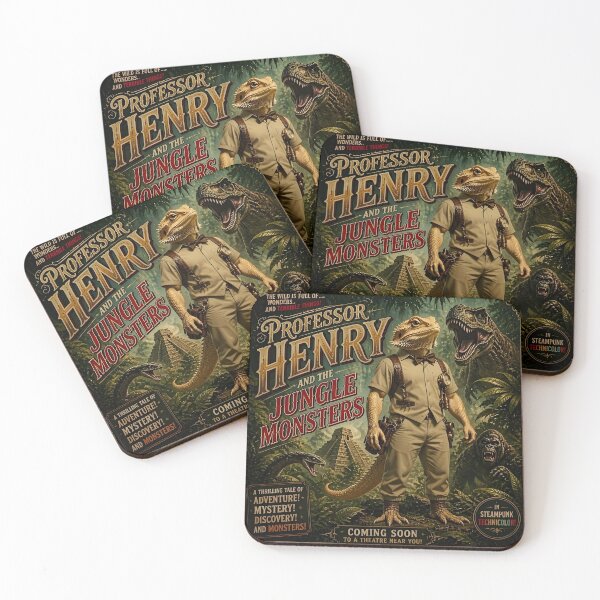 Item preview, Professor Henry and the Jungle Monsters designed and sold by AikenDrum.