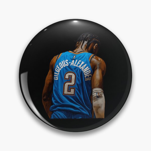 Item preview, Shai Gilgeous Alexander Ripped Jersey Basketball Poster Design designed and sold by RueBonnerd.