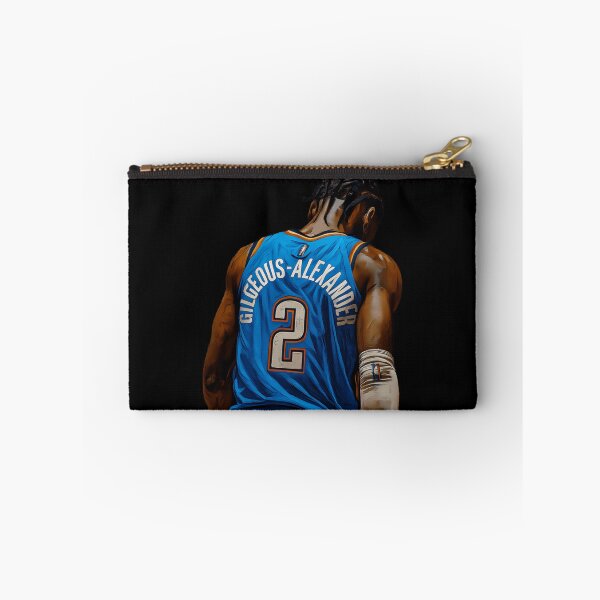 Item preview, Shai Gilgeous Alexander Ripped Jersey Basketball Poster Design designed and sold by RueBonnerd.