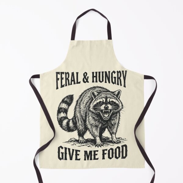 Item preview, Feral & Hungry Angry Raccoon Sarcastic Foodie Animal designed and sold by Y-Vibes.