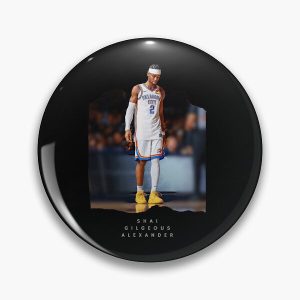 Item preview, Shai Gilgeous Alexander NBA Collage Basketball Poster Design designed and sold by RueBonnerd.
