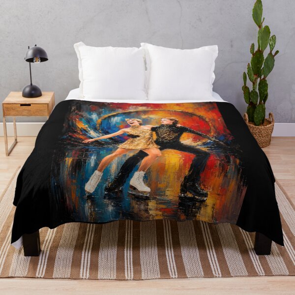 Item preview, Figure Skating Pair Golden Performance Painting Alysa Liu & Ilia Malinin  designed and sold by origin-arthouse.