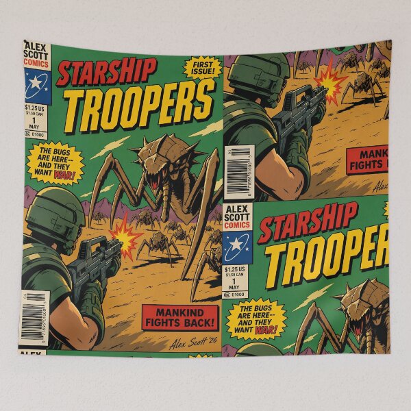 Item preview, STARSHIP TROOPERS COMIC PRINT BUG WAR designed and sold by Campbell0395.