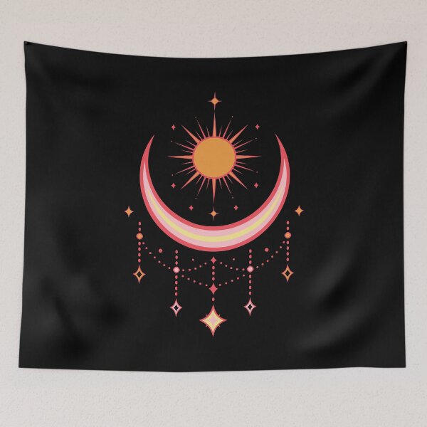 Item preview, Midsummer Moon Sun Celestial Litha Art designed and sold by Christine Krahl.