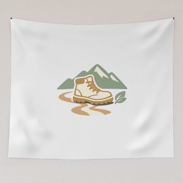 Item preview, Soft Hiking Club Trail Graphic designed and sold by Corvoria.