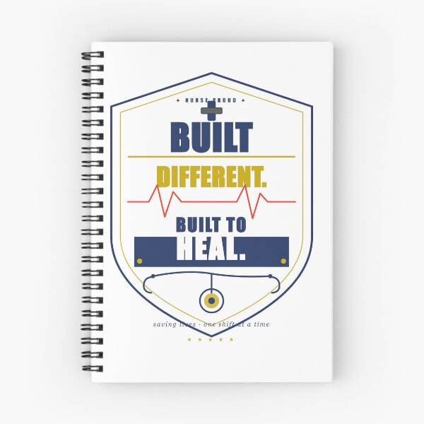 Item preview, Built Different Built to Heal Proud Nurse Gift Nursing designed and sold by Mega-Shopping.