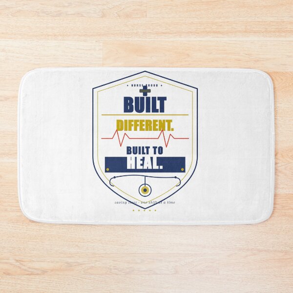 Item preview, Built Different Built to Heal Proud Nurse Gift Nursing designed and sold by Mega-Shopping.