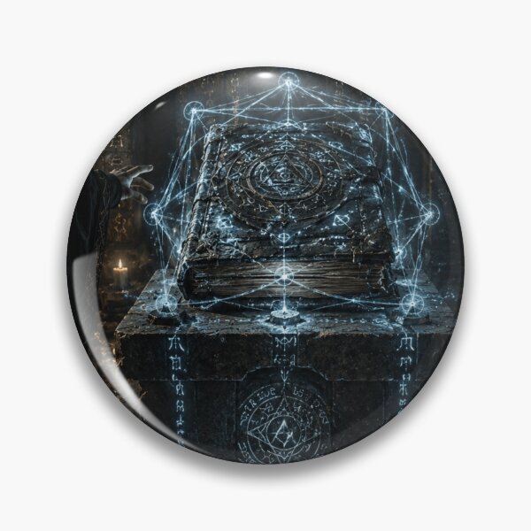 Item preview, Ancient Grimoire Art Print | Dark Fantasy Magic Book in Arcane Vault designed and sold by Element Horizon Studio.