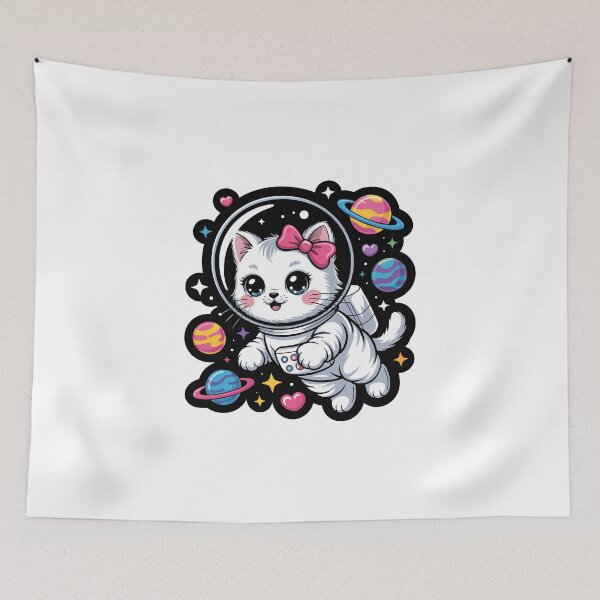 Item preview, Space Adventure Kitty designed and sold by jkrphoto.