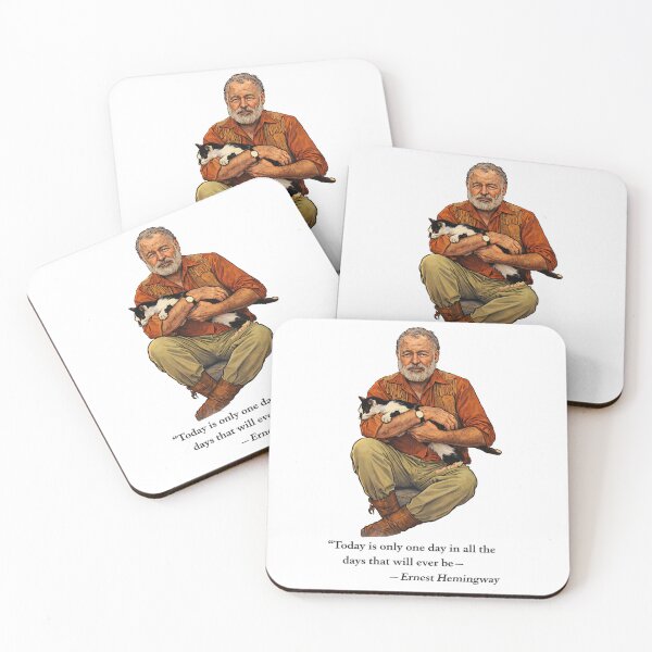 Item preview, Ernest Hemingway, American Author Ernest Hemingway designed and sold by yunamaliskova.