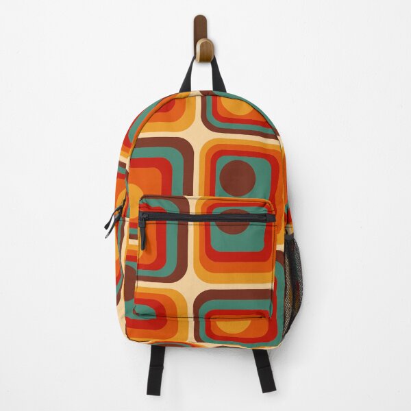 Item preview, Retro Geometric Gradient Square and Circle Pattern 221 designed and sold by tonymagnerart.