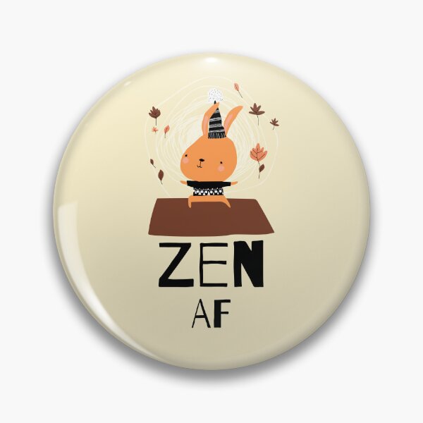 Item preview, Zen AF Rabbit Yoga | Funny Cute Meditating Bunny Design designed and sold by WellspringXflow.