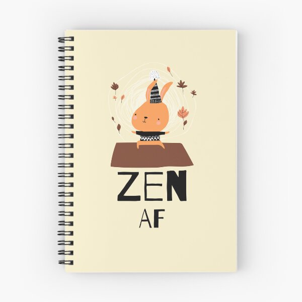 Item preview, Zen AF Rabbit Yoga | Funny Cute Meditating Bunny Design designed and sold by WellspringXflow.