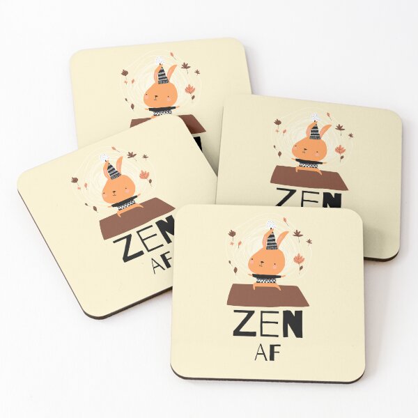 Item preview, Zen AF Rabbit Yoga | Funny Cute Meditating Bunny Design designed and sold by WellspringXflow.