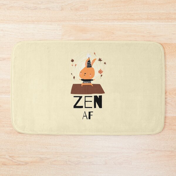 Item preview, Zen AF Rabbit Yoga | Funny Cute Meditating Bunny Design designed and sold by WellspringXflow.