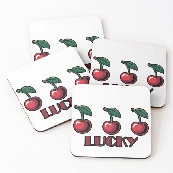 Item preview, Lucky Cherry Slot Machine Design designed and sold by ziblod.