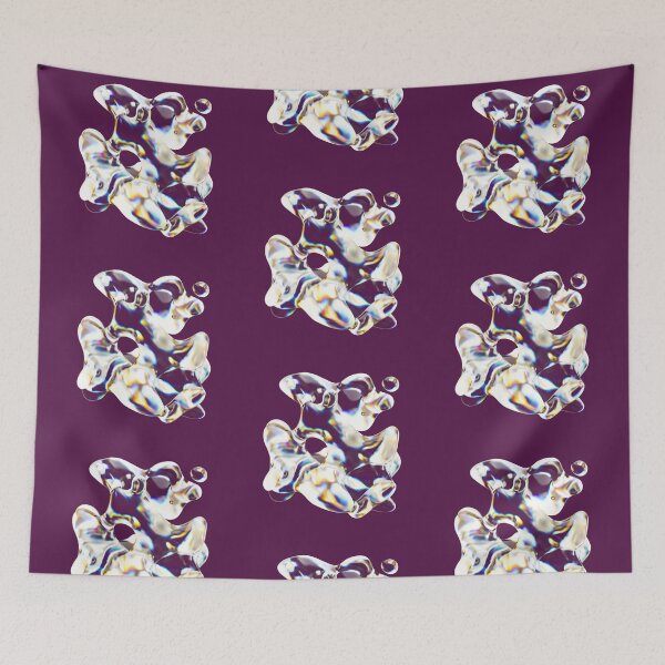 Item preview, Liquid Crystal Iridescent | Abstract Form Art designed and sold by Rawafi Art Studio.