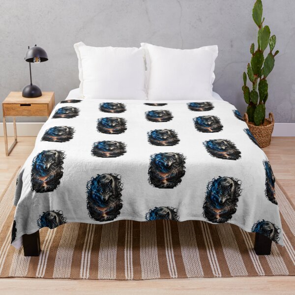 Item preview, Mystic Moon Wolf – Fantasy Wilderness designed and sold by AchraffPrint.
