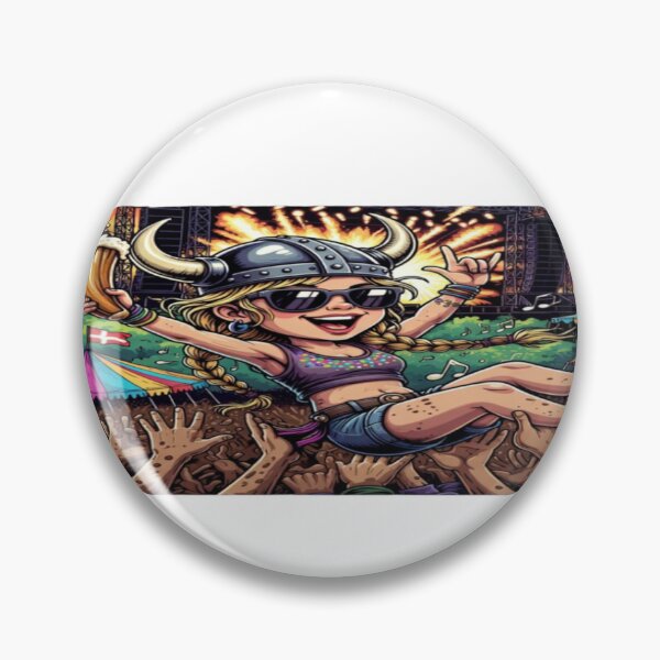 Item preview, Roskilde Festival Viking Girl T-Shirt | Denmark Music Festival Party Graphic Tee | Funny Beer Lover Concert Design designed and sold by Sushikidsntod.