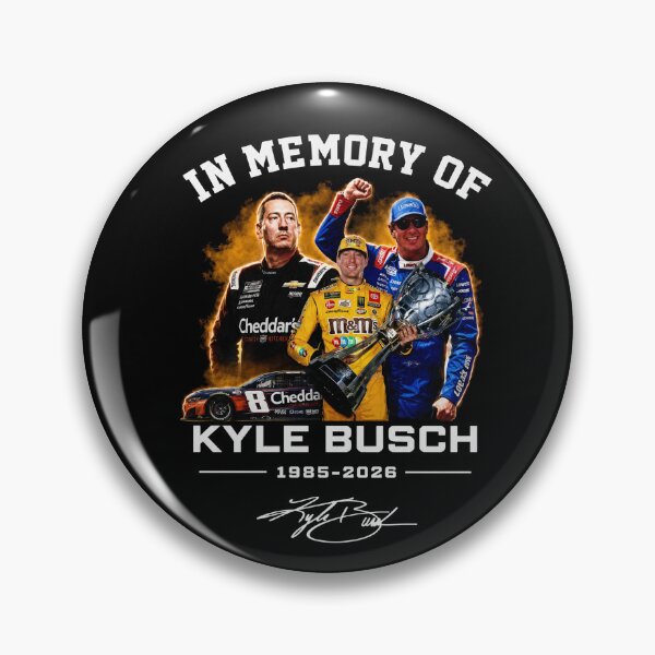 Item preview, Kyle Busch 18 Tribute, RIP Rowdy 1985-2026 designed and sold by STVSpinsDesign.