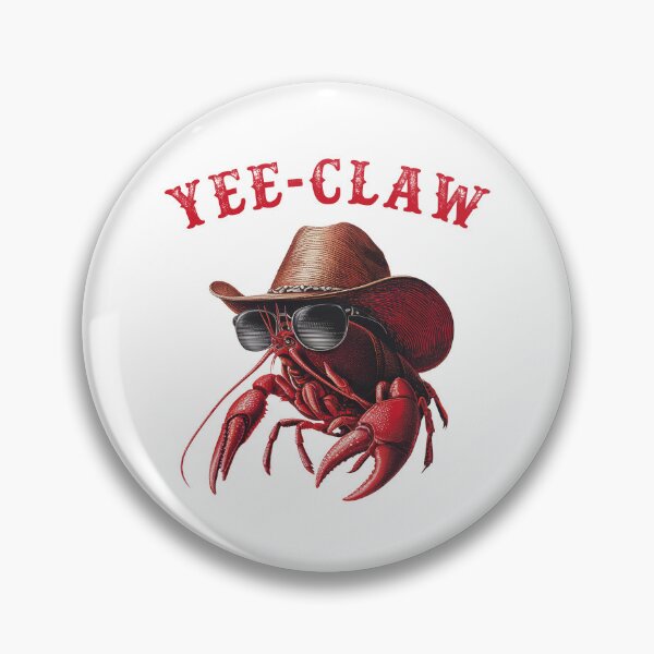 Item preview, Funny Yee Claw Crawfish Cowboy  designed and sold by studio-ssaam.
