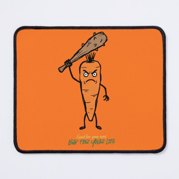 Item preview, Angry Carrot with a Club Funny Cartoon designed and sold by PM.