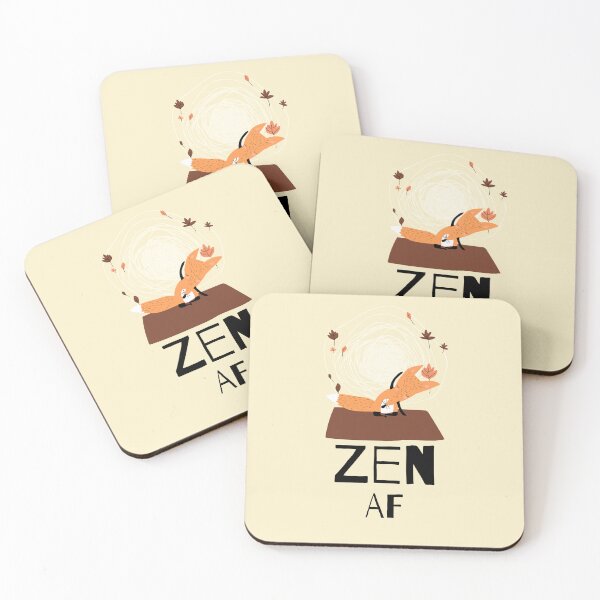 Item preview, Zen AF Fox Yoga | Funny Cute Meditating Animal Design designed and sold by WellspringXflow.
