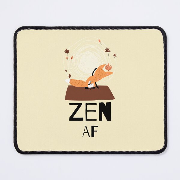 Item preview, Zen AF Fox Yoga | Funny Cute Meditating Animal Design designed and sold by WellspringXflow.
