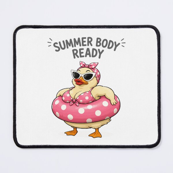 Item preview, Summer Body Ready Funny Duck Shirt | Cute Pool Float Duck Meme Gift designed and sold by Unik Design.