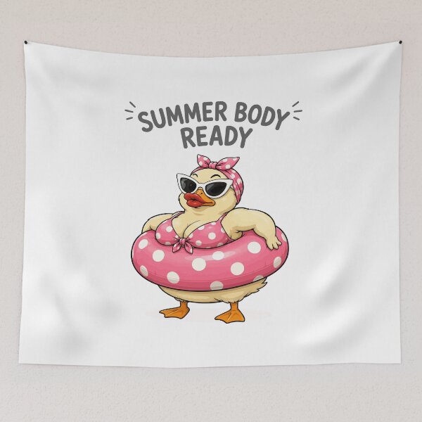 Item preview, Summer Body Ready Funny Duck Shirt | Cute Pool Float Duck Meme Gift designed and sold by Unik Design.