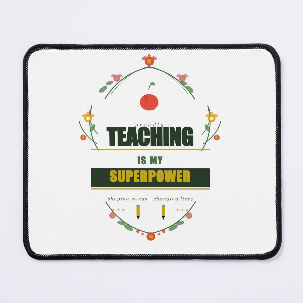 Item preview, Teaching Is My Superpower Botanical Floral Teacher Gift designed and sold by Mega-Shopping.